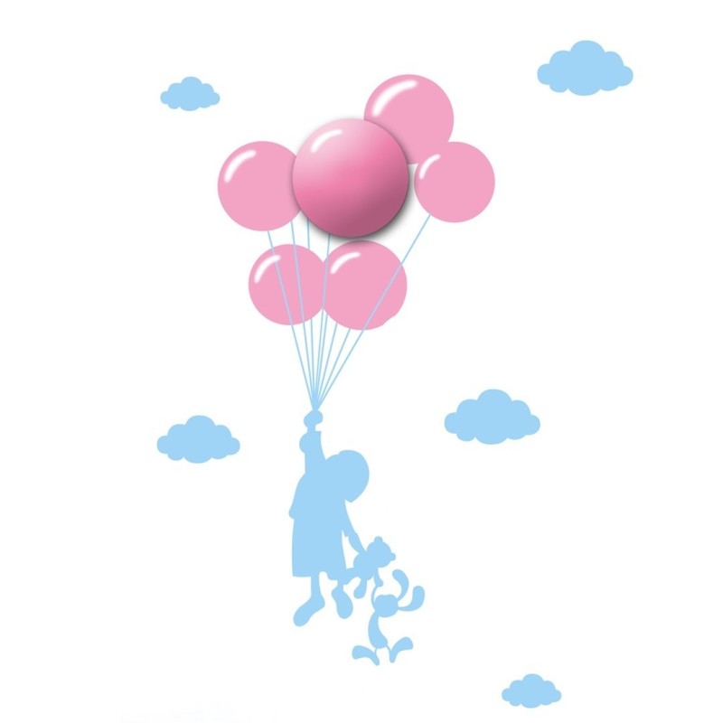 Vaikiškas šviestuvas BALLOONS 0,6W LED