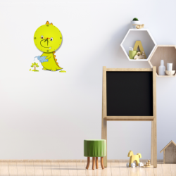 Vaikiškas šviestuvas DRAGON LED CLOCK 0,6W LED