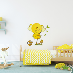 Vaikiškas šviestuvas ELEPHANT LED CLOCK 0,6W LED