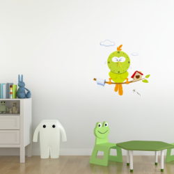 Vaikiškas šviestuvas BIRD LED CLOCK 0,6W LED