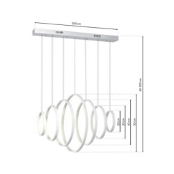 Pakabinamas šviestuvas VERTIGO 86W LED