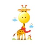 Vaikiškas šviestuvas GIRAFFE 0,6W LED
