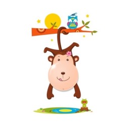 Vaikiškas šviestuvas MONKEY 0,6W LED