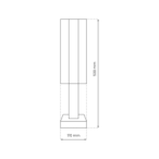Stalinis šviestuvas RAY 12W LED