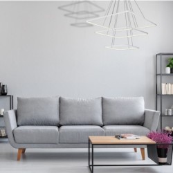 Pakabinamas šviestuvas NIX WHITE 117W LED