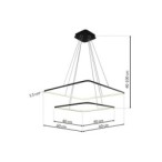 Pakabinamas šviestuvas NIX BLACK 50W LED