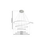 Pakabinamas šviestuvas ORION WHITE 99W LED