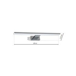 Sieninis šviestuvas SHINE CHROME 13,8W LED