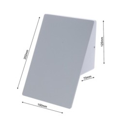 Sieninis lauko šviestuvas PLAIN 10W LED baltas