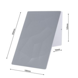 Sieninis lauko šviestuvas 10W LED CRACKS