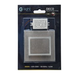 Sieninis šviestuvas DECO Šviesos spalva Šilta balta 3000K