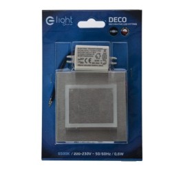 Sieninis šviestuvas DECO Šviesos spalva Šalta balta 6500K