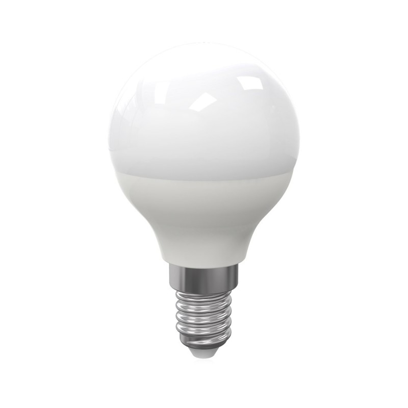 10x LED lemputė 7W E14 G45 Burbulas. Šalta balta
