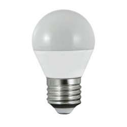 10x LED lemputė 7W E27 G45. Šalta balta