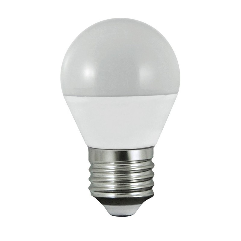 10x LED lemputė 7W E27 G45. Šalta balta