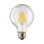 Lemputė Filamentinė LED 7W Burbulas E27 2700K