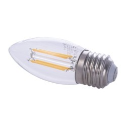 Lemputė Filamentinė LED 4W C37 E27 2700K