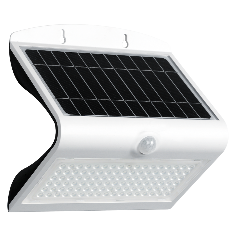 Šviestuvas su saulės elementu Butterfly baltas 6.8W