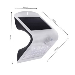 Šviestuvas su saulės elementu Butterfly baltas 1.5W