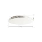 Lubinis šviestuvas SIENA 80W LED Ø750 mm