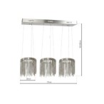 Pakabinamas šviestuvas CASCATA SATIN 54W LED