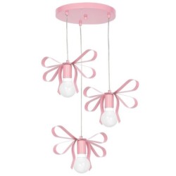 Pakabinamas šviestuvas EMMA PINK 3xE27