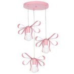 Pakabinamas šviestuvas EMMA PINK 3xE27