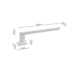 Sieninis šviestuvas SHINE WHITE 11W LED