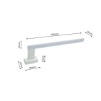 Sieninis šviestuvas SHINE WHITE 11W LED