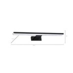 Sieninis šviestuvas SHINE BLACK 13,8W LED