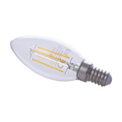 10x Lemputė Filamentinė LED 4W Žvakė E14 4000K