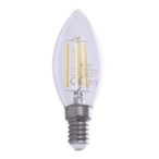 10x Lemputė Filamentinė LED 4W Žvakė E14 4000K