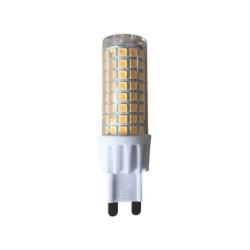 10x LED lemputė 7W G9. Šviesos spalva: Šilta balta