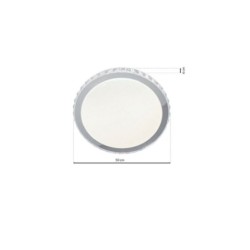Lubinis šviestuvas LAYLA 66W LED reguliuojamas + pultelis