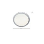 Lubinis šviestuvas LAYLA 66W LED reguliuojamas + pultelis