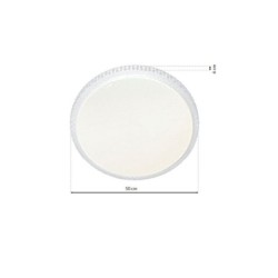 Lubinis šviestuvas CRUZ 66W LED reguliuojamas + pultelis