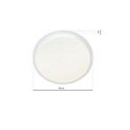 Lubinis šviestuvas CRUZ 66W LED reguliuojamas + pultelis