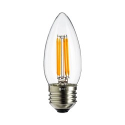 10x Lemputė Filamentinė LED 4W C37 E27 4000K