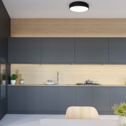 Lubinis šviestuvas OHIO BLACK 24W LED
