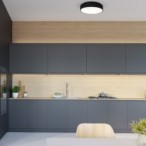 Lubinis šviestuvas OHIO BLACK 24W LED