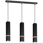 Pakabinamas šviestuvas VIDAR BLACK 3xGU10