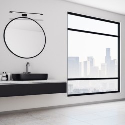 Sieninis šviestuvas SHINE BLACK 12W LED