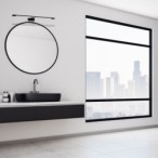 Sieninis šviestuvas SHINE BLACK 12W LED