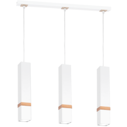Pakabinamas šviestuvas VIDAR WHITE 3xGU10