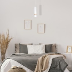 Pakabinamas šviestuvas VIDAR WHITE 1xGU10