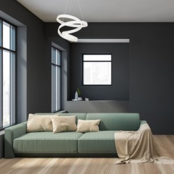 Pakabinamas šviestuvas ANDROMEDA WHITE 45W LED