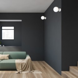 Sieninis šviestuvas SFERA WOOD 1xE14