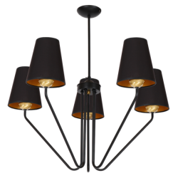 Šviestuvas VICTORIA BLACK 5xE27