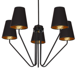 Šviestuvas VICTORIA BLACK 5xE27