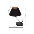 Stalinis šviestuvas VICTORIA BLACK 1xE27